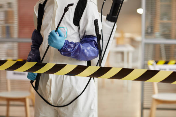 Professional Biohazard Cleanup technician working in Petersburg, IL
